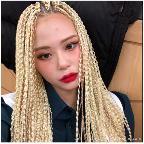 Hot Selling Long Pre Strenched Kinky Curly Heat Resistant Micro Crochet Braids Synthetic hair Extension Crochet Braiding hair